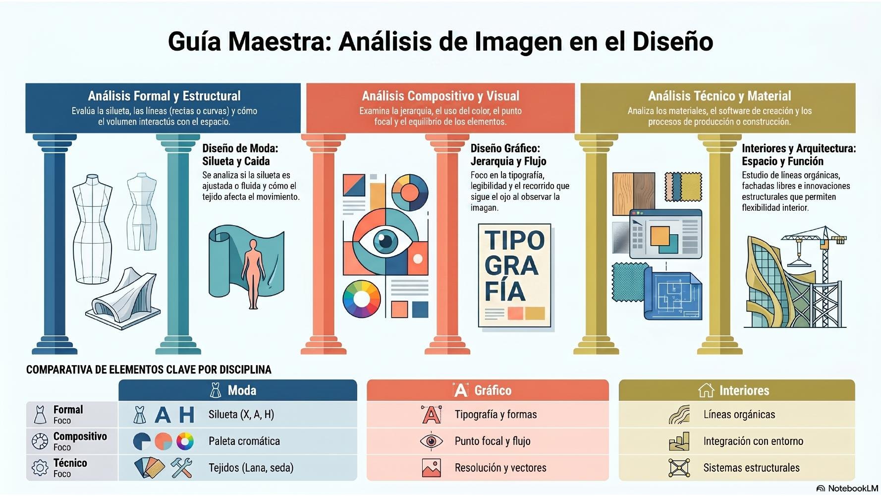 Guía maestra de análisis de imagen por disciplina