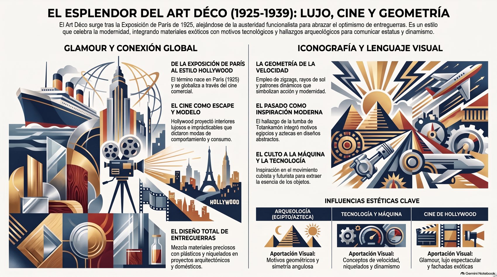 Infografía de Art Deco